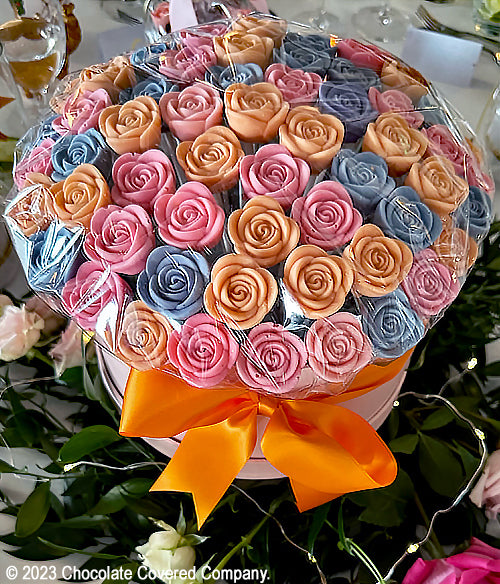 Choco-Petals™ - Sunset Bliss Chocolate Roses - Chocolate Covered Company®