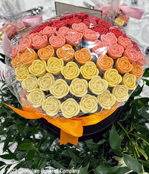 Choco-Petals™ - Chocolate Roses - Rainbow Delight - Chocolate Covered Company®