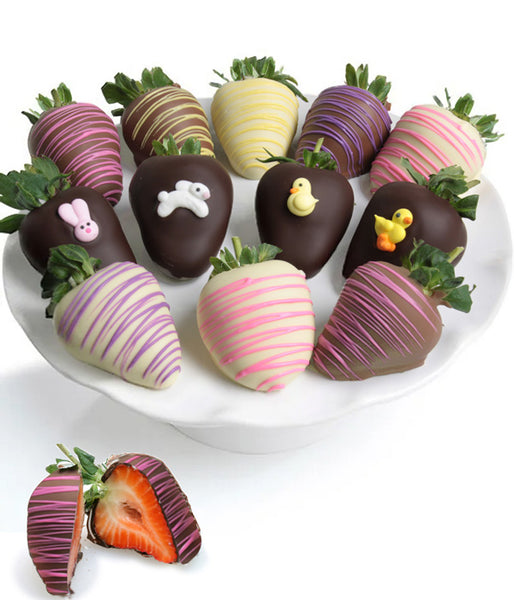 Easter Chocolate Covered Strawberries - 12pc - Chocolate Covered Company®