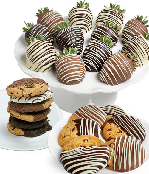 Classic Chocolate Strawberries & Gourmet Cookies - Chocolate Covered Company®