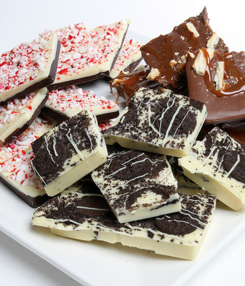 Festive Belgian Chocolate Bark Assortment Gift - Chocolate Covered Company®