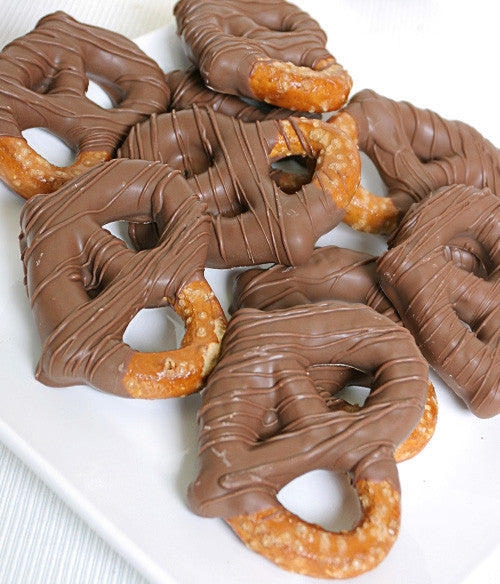 Milk Belgian Chocolate Covered Pretzel Twists - Chocolate Covered Company®