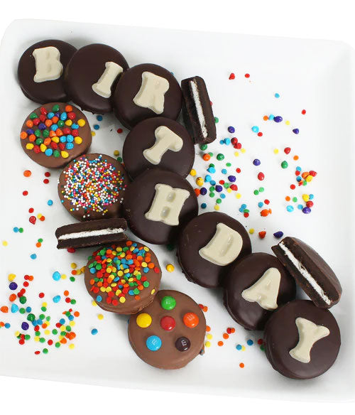 BIRTHDAY - Decorated Chocolate-Dipped Sandwich Cookies Gift - Chocolate Covered Company®