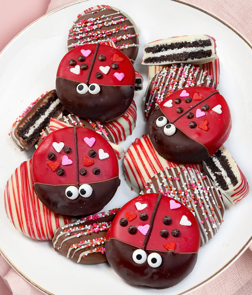 Cutie Bug Decorated Belgian Chocolate-Dipped Sandwich Cookies Gift - 12pc - Chocolate Covered Company®