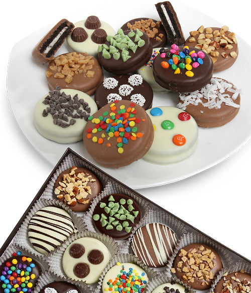 Ultimate Design Belgian Chocolate-Dipped Sandwich Cookies Gift - Chocolate Covered Company®