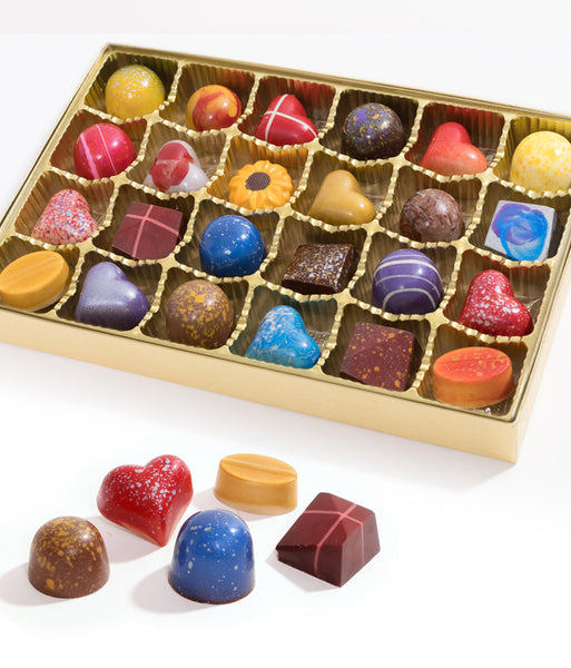 Hand-Painted Artisan Belgian Chocolates - 24pc - Chocolate Covered Company®