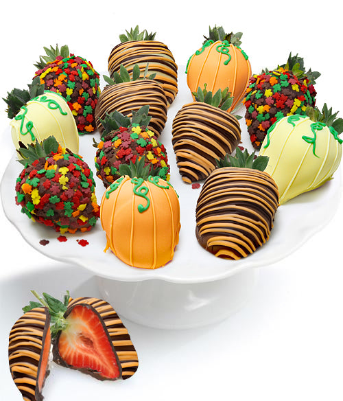 Fall Belgian Chocolate Covered Strawberries - Chocolate Covered Company®