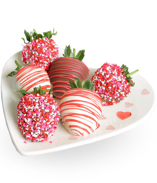 Valentine's Day Belgian Chocolate Covered Strawberries - Chocolate Covered Company®