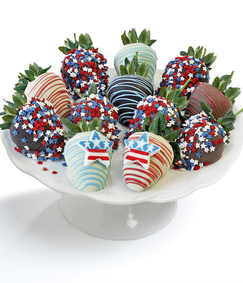 Patriotic Chocolate Strawberries - Chocolate Covered Company®