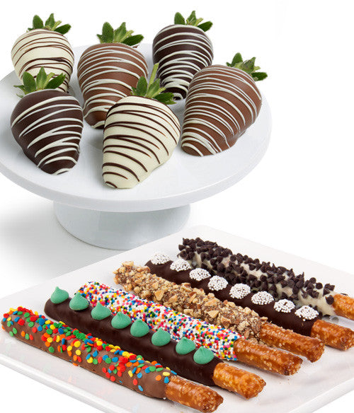 Classic Chocolate Strawberries & Ultimate Pretzels - Chocolate Covered Company®