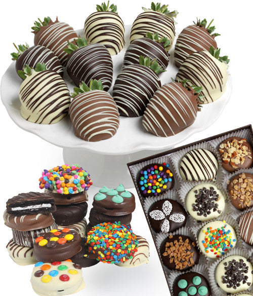 Classic Chocolate Strawberries & Ultimate Sandwich Cookies - Chocolate Covered Company®