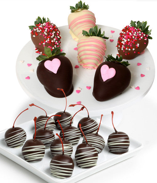 Mother's Day Chocolate Covered Strawberries & Cherries - Chocolate Covered Company®